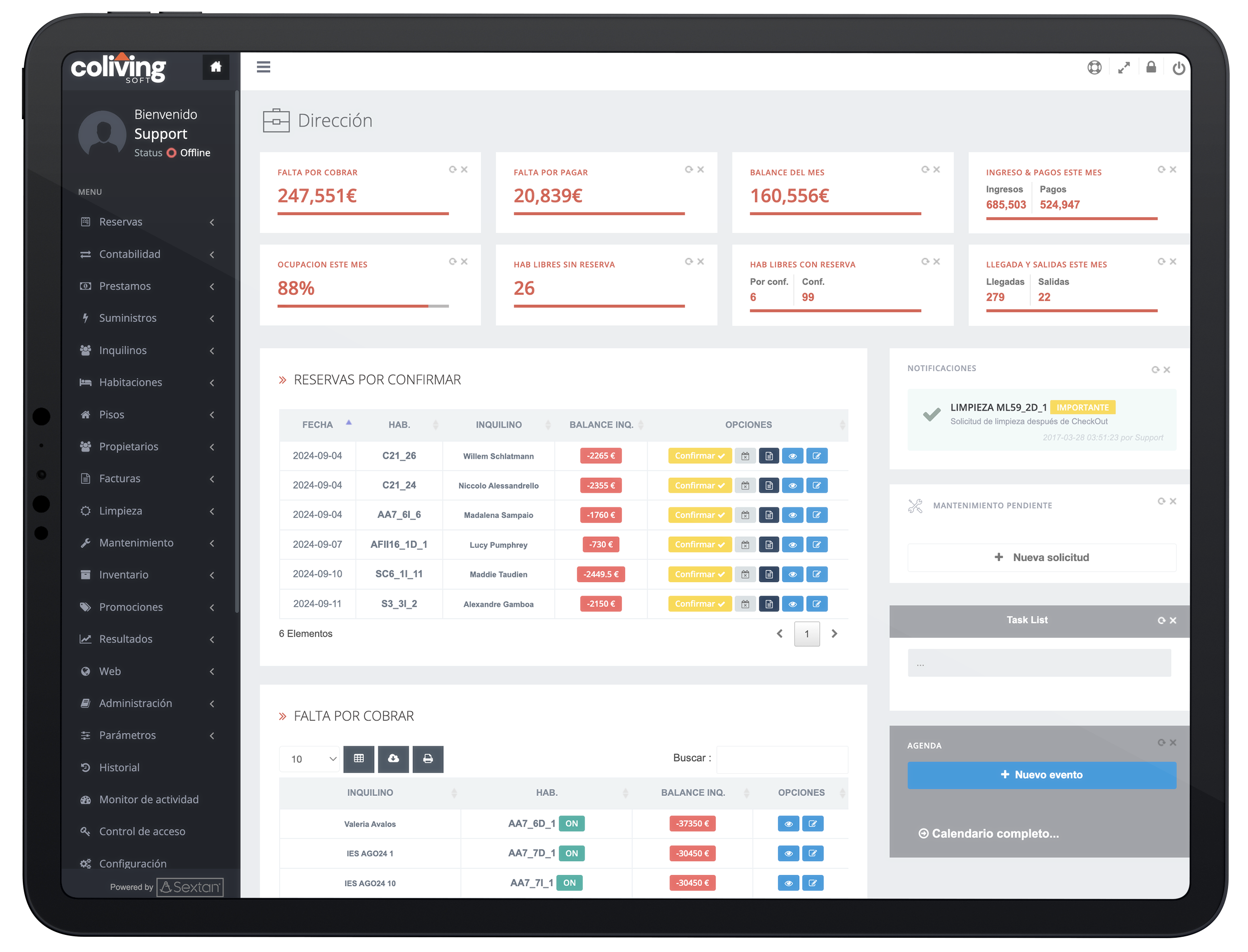 CRM ColivingSoft - Sistema de gestión comercial para coliving